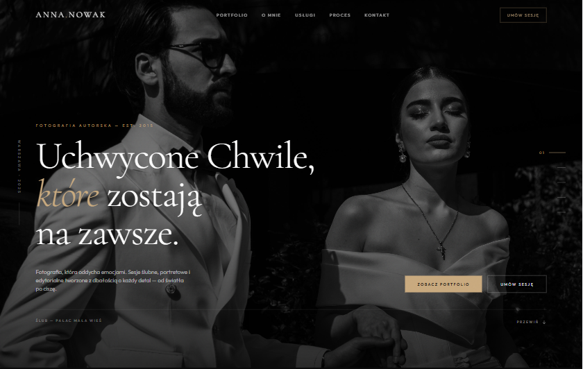 Projekt strony internetowej WordPress dla firmy