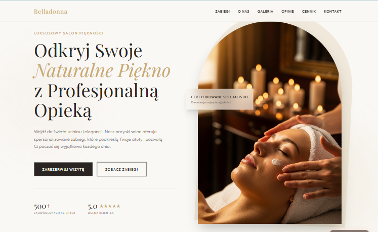 Projekt strony internetowej WordPress dla firmy
