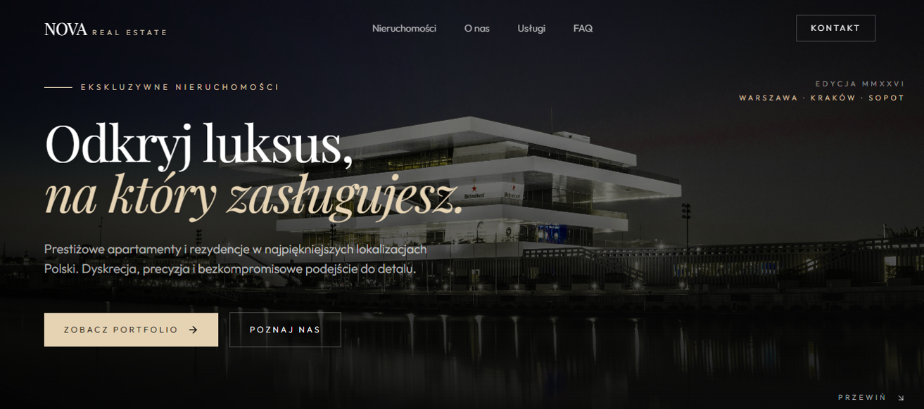 Projekt strony internetowej WordPress dla firmy